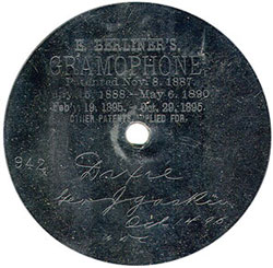 Berliners Gramophone 942